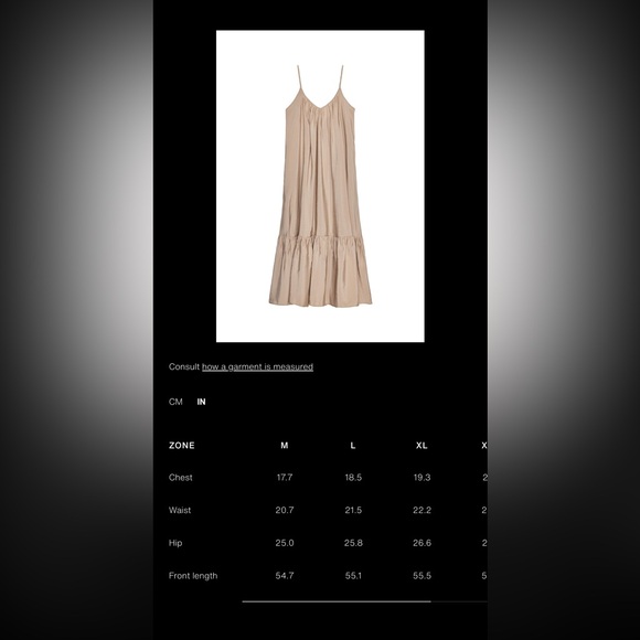 ZARA Flowy Midi Dress in Stone! - Picture 7 of 7